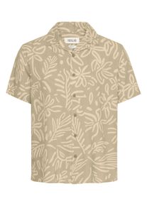 !Solid Leinenhemd SOLID "Leinenhemd SDPAIMAN", Herren, Gr. XXL, N-Gr, gr&uuml;n (vetiver), Obermaterial: 58% Leinen LI. 42% Viskose CV., Hemden Leinenhemd