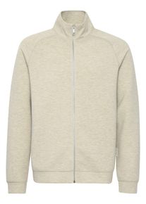 Sweatjacke Casual Friday "Sweatjacke CFSIGURD 0096 zipthrough sweatshirt", Herren, Gr. XXL, braun (tree house melange), Obermaterial: 80% Viskose CV. 13% Polyester PES. 7% Elasthan EL., Sweatjacken Sweatjacke