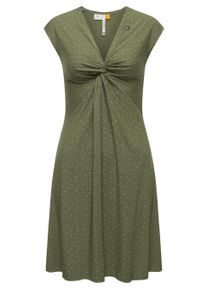 Wickelkleid Ragwear "Sommerkleid Comfrey", Damen, Gr. XL, N-Gr, gr&uuml;n (olive24), Obermaterial: 48% Viskose CV. 47% Polyester PES. 5% Elasthan EL., Kleider Wickelkleid