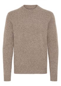 Strickfleece-Pullover Casual Friday "Strickpullover CFANTE", Herren, Gr. XL, braun (shopping bag melange), Obermaterial: 70% Wolle mw. 25% Nylon NY. 5% sonstige Fasern AF., Pullover Strickfleece-Pullover