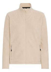Fleecejacke North Bend "Fleecejacke NBConna W", Damen, Gr. 42, beige (simply taupe), Obermaterial: 100% Polyester PES., Jacken Fleecejacke
