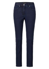 Thermohose GOLDNER "Thermohose Bella", Damen, Gr. 44, N-Gr, blau (marine), Obermaterial: 70% Baumwolle CO. 27% Polyester PES. 3% Elasthan EL., Hosen Thermohose