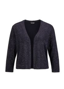 Strickjacke GOLDNER "Wunderbar leichter Strick-Bolero", Damen, Gr. 52, schwarz, Obermaterial: 84% Viskose CV. 16% metallisierte Fasern MTF., Tubular, Strickjacken Strickjacke, perfekte L&auml;nge um ein Kleid darunter zu tragen