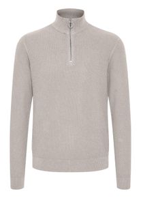 Strickfleece-Pullover Casual Friday "Strickpullover CFKarlo", Herren, Gr. XXL, beige (light sand), Obermaterial: 100% Baumwolle CO., Pullover Strickfleece-Pullover