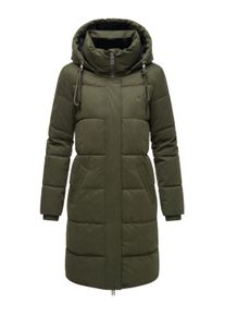 Wintermantel Navahoo "Wintermantel Wintertanz 14", Damen, Gr. XL, gr&uuml;n (olive), Obermaterial: 45% Polyester PES. 45% Baumwolle CO. 10% Nylon NY. Obermaterial: Futter: 100% Polyester PES. 100% Polyester PES., M&auml;ntel Wintermantel