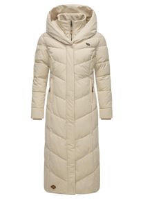 Steppmantel Ragwear "Steppmantel Natalka Extralong", Damen, Gr. 4XL, beige (ecru24), Obermaterial: 100% Polyester PES. Obermaterial: Futter: 100% Polyester PES. 100% Polyester PES., M&auml;ntel Steppmantel