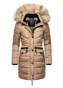 Steppmantel Navahoo "Steppmantel Paula", Damen, Gr. XXL, grau (taupe grau), Obermaterial: 100% Polyester PES. Obermaterial: Futter: 100% Polyester PES. 100% Polyester PES., M&auml;ntel Steppmantel