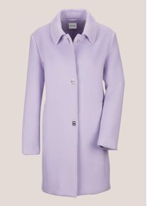 Madeleine Mode Langmantel MADELEINE "Mantel Langer Wollmantel", Damen, Gr. 38, lila (hellamethyst), Obermaterial: 100% Wolle WO., Modern, normal, M&auml;ntel Langmantel