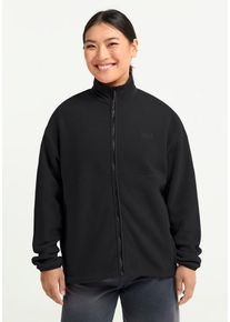 Fleecejacke Jack Wolfskin "SUMETRO FZ W", Damen, Gr. L (42/44), schwarz, Obermaterial: 100% POLYESTER. Futter: 100% POLYESTER, Jacken Fleecejacke