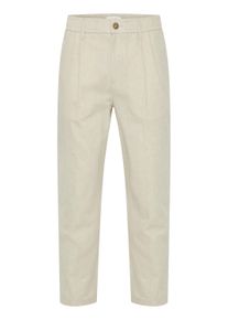 Leinenhose Casual Friday "Leinenhose CFMarc", Herren, Gr. 32, L&auml;nge 32, beige (chateau gray melange), Obermaterial: 55% Leinen LI. 45% Baumwolle CO., Hosen Leinenhose