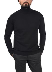 !Solid Rollkragenpullover SOLID "Rollkragenpullover SDArio", Herren, Gr. L, schwarz, Obermaterial: 100% Baumwolle CO., Pullover Rollkragenpullover