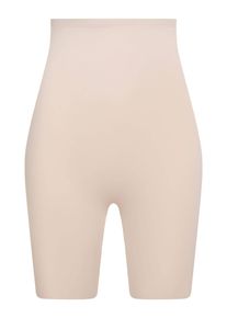 Miederhose SuSa "hohe Miederhose mit Bein Shapewear", Damen, Gr. 36, beige (sand), Stoff, Obermaterial: 60% Polyamid Polyam.recyc. 39% Elasthan EL. 1% Baumwolle CO., Unterhosen Miederhose