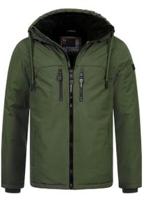 Winterjacke Alessandro Salvarini "A. Salvarini Herren Winterjacke AS332", Damen, Gr. XXL, gr&uuml;n (schwarz olive), Obermaterial: 100% Polyester PES., Jacken Winterjacke