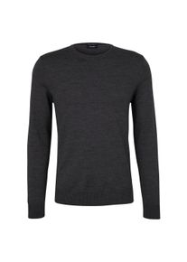 JOOP! Sweater JOOP "Strickpullover JK-01Denny", Herren, Gr. XL, grau, Obermaterial: 100% Wolle mw., Sweatshirts Sweater