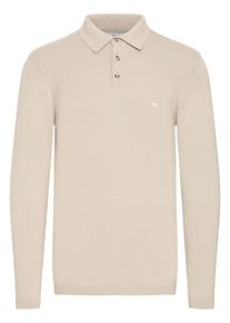 Longsleeve Kronstadt "Strickpullover KSEmil", Herren, Gr. S, grau (feather grau), Obermaterial: 100% Baumwolle CO., Shirts Longsleeve