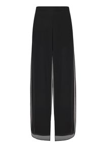 Shorts Vera Mont "Hosenrock im Layer Look", Damen, Gr. 42, EURO, schwarz, Obermaterial: 100% Polyester Pol. recyc.., Hosen Shorts