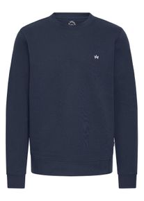 Longpullover Kronstadt "Sweater KSRichards", Damen, Gr. XL, blau (sky captain), Obermaterial: 60% Baumwolle CO. 40% Polyester PES., Pullover Longpullover