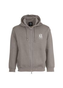 Sweatshirt Armani Exchange "Sweatjacke 1er Pack", Damen, Gr. XXL, beige, Obermaterial: 79% Baumwolle CO. 17% Polyester PES. 4% Elasthan EL., Sweatshirts Sweatshirt