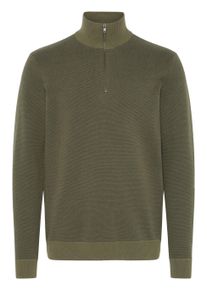 Troyer Blend "Troyer BHBAAL HALF ZIPP KNIT", Herren, Gr. XXL, gr&uuml;n (olive night), Obermaterial: 70% Baumwolle CO. 30% Nylon NY., Pullover Troyer