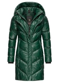 Kurzmantel Ragwear "Kurzmantel Natalka Bling", Damen, Gr. 3XL, gr&uuml;n, Obermaterial: 100% Nylon NY. Obermaterial: Futter: 100% Polyester PES. 100% Polyester PES., M&auml;ntel Kurzmantel
