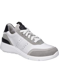 Sneaker Josef Seibel "Giulietta 01, weiss-grau", Damen, Gr. 39, wei&szlig; (wei&szlig;, grau), Obermaterial: 100% Rindsleder Leather cow., Schuhe Sneaker