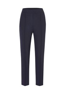 Schlupfhose GOLDNER "Damen-Schlupfhose SARA mit Stretchkomfort", Damen, Gr. 46, N-Gr, blau (marine), Obermaterial: 50% Polyamid PA. 45% Viskose CV. 5% Elasthan EL., Hosen Schlupfhose