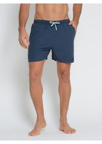 Badehose NASSAU BEACH "Badehose NB231017", Herren, Gr. XL, US, schwarz (navy), Obermaterial: 100% Polyester COOLMAX PES(Coolmax)., Badehosen Badehose