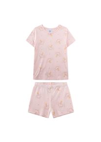 Schlafanzug Sanetta "Pyjama Schlafanzug Fee kurz Kids", M&auml;dchen, Gr. 104, pink (rosa), Obermaterial: 50% Baumwolle CO. 50% Modal CMD., Homewear-Sets Schlafanzug