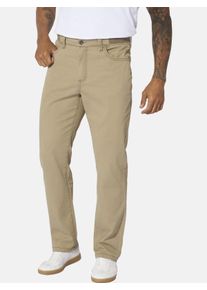 5-Pocket-Hose Jan Vanderstorm "Hose RUDAR", Herren, Gr. 58, N-Gr, beige, Obermaterial: 97% Baumwolle CO. 3% Elasthan EL., Hosen 5-Pocket-Hose