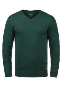 Strickfleece-Pullover Blend "Strickpullover BHLasse", Herren, Gr. M, gelb (pine gr&uuml;n), Obermaterial: 50% Baumwolle CO. 50% Polyacryl PAN., Pullover Strickfleece-Pullover