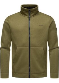 Sweatjacke Ragwear "Sweatjacke Fabbian Collar", Herren, Gr. 3XL, gr&uuml;n (olive), Obermaterial: 100% Polyester PES. Futter: 100% Polyester PES., Sweatjacken Sweatjacke