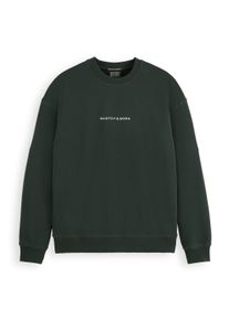 Scotch & Soda Sweatshirt SCOTCH & SODA "Sweatshirt CORE - Logo Front Chest Sweat", Herren, Gr. L, gr&uuml;n (dunkelgr&uuml;n), Obermaterial: 100% Baumwolle CO., Sweatshirts Sweatshirt