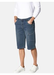 Bermudas Babista "Bermuda VISTINI", Herren, Gr. 54, N-Gr, blau, Obermaterial: 80% Baumwolle CO. 10% Viskose CV. 8% Polyester COOLMAX PES(Coolmax). 2% Elasthan EL., Hosen Bermudas