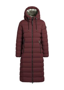 Wintermantel Khujo "Wintermantel Simmie2", Damen, Gr. L, rot (moscato rot), Obermaterial: 100% Polyester PES. Obermaterial: Futter: 100% Nylon NY. 100% Polyester PES., M&auml;ntel Wintermantel