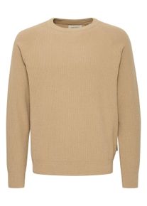 Strickfleece-Pullover Blend "Strickpullover BHPullover", Herren, Gr. XL, beige (cornstalk), Obermaterial: 85% Polyester PES. 15% Polyamid PA., Pullover Strickfleece-Pullover