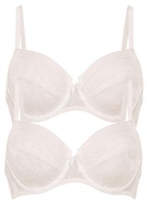 B&uuml;gel-BH Anita "2er Pack B&uuml;gel BH Fleur", Damen, Gr. 75, Cup G, beige (crystal crystal), Spitze, Obermaterial: 87% Polyamid PA. 13% Elasthan EL., BHs B&uuml;gel-BH