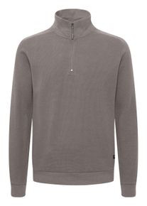 Troyer INDICODE "Troyer IDNadol", Damen, Gr. S, grau (pewter), Obermaterial: 100% Baumwolle CO., Pullover Troyer