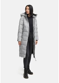 Winterjacke Marikoo "Marikoo Lanitaa Damen Winter Steppmantel Parka N079", Damen, Gr. XL, grau, Obermaterial: 100% Polyester PES., Jacken Winterjacke