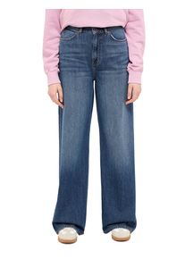 Weite Jeans Mustang "Damen Style Luise Wide", Damen, Gr. 30, L&auml;nge 32, 772 mittelblau, Denim/Jeans, 79% Baumwolle, 11% Modal, 10% Lyocell, weit, Jeans Weite Jeans