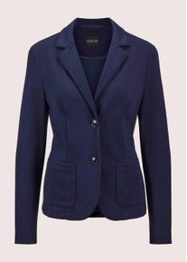 Madeleine Mode Jerseyblazer MADELEINE "Blazer Jersey-Blazer", Damen, Gr. 36, blau (nachtblau), Obermaterial: 50% Polyamid PA. 45% Viskose CV. 5% Elasthan EL., Modern, normal, Blazer Jerseyblazer