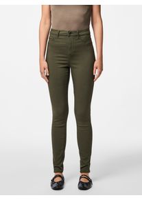 Jeggings Pieces "PCHIGHSKIN WEAR JEGGINGS", Damen, Gr. L (40), N-Gr, forest night, Web, Obermaterial: 77% Viskose, 20% Nylon, 3% Elasthan, unifarben, slim fit lang, Hosen Jeggings, Viskosemischung, skinny fit