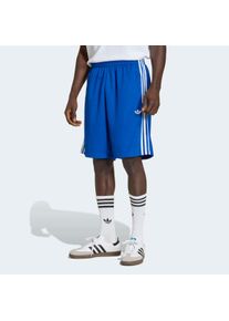 Shorts adidas originals "ADICOLOR MESH", Herren, Gr. L, N-Gr, collegiate royal, wei&szlig;, normal, gr., Obermaterial: 100% Polyester, Hosen Shorts