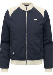 Bomberjacke Ragwear "Bomberjacke Chenna Warm YOUMODO", Damen, Gr. M, blau (navy), Obermaterial: 100% Nylon NY. Obermaterial: Futter: 100% Polyester PES. 100% Polyester PES., Jacken Bomberjacke