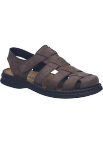 Sandale Josef Seibel "Max 74, moro", Herren, Gr. 49, braun (moro), Obermaterial: 100% Rindsleder Leather cow., Schuhe Sandale