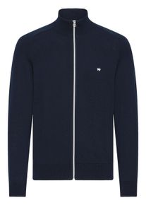 Strickjacke Kronstadt "Trainingsjacke KSEmil", Herren, Gr. XL, blau (sky captain), Obermaterial: 100% Baumwolle CO., Strickjacken Strickjacke