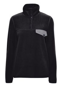 Fleecejacke oxmo "Fleecejacke OXNyfine", Damen, Gr. L, schwarz, Obermaterial: 100% Polyester PES., Jacken Fleecejacke