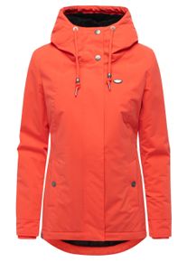Kurzmantel Ragwear "Kurzmantel Alvena YOUMODO", Damen, Gr. L, rot, Obermaterial: 100% Polyester PES. Obermaterial: Futter: 100% Polyester PES. 100% Polyester PES., M&auml;ntel Kurzmantel