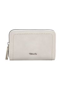 Geldb&ouml;rse Tamaris "Geldb&ouml;rse TAS Keona", Herren, beige (ecru 320), Obermaterial: 60% Polyurethan PU. 40% Polyester PES., Kleinlederwaren Geldb&ouml;rse