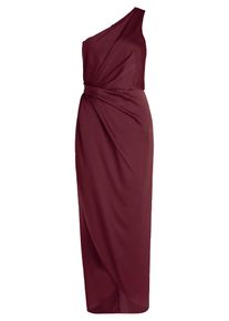 Abendkleid Vera Mont "Abendkleid mit Raffung", Damen, Gr. 36, EURO, rot (deep dahlia), 100% Polyester PES., Kleider Abendkleid