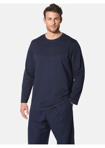 Pyjama Babista "Langarmshirt GULLITOSSI", Herren, Gr. XXL, blau (dunkelblau), Obermaterial: 100% Baumwolle CO., Homewear-Sets Pyjama